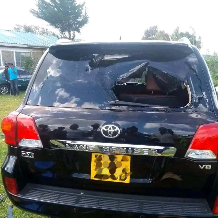 Gachagua’s Convoy Attacked During Nakuru Tour